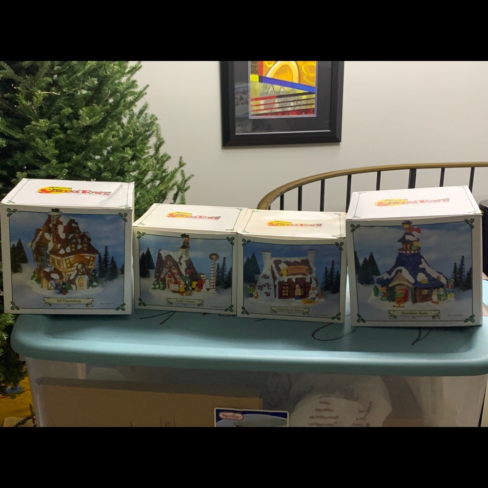 Santa Town decorations